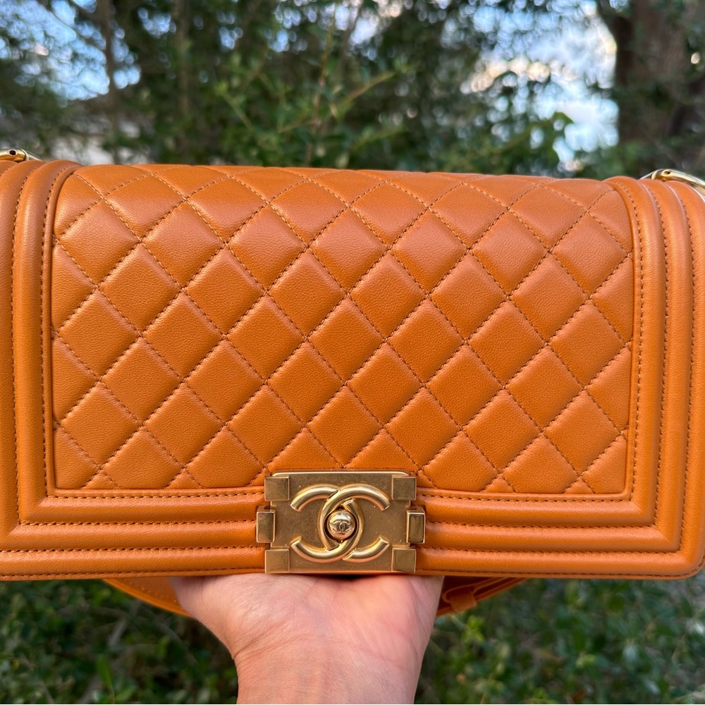 Chanel Old Medium Boy Handbag